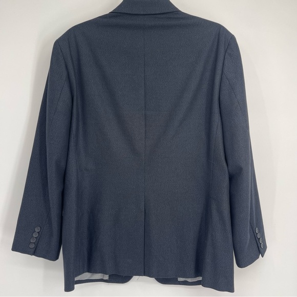 Banana Republic Mens Sport Coat Blazer Two Button Suit Jacket Blue 42R Slim Fit - Picture 3 of 12